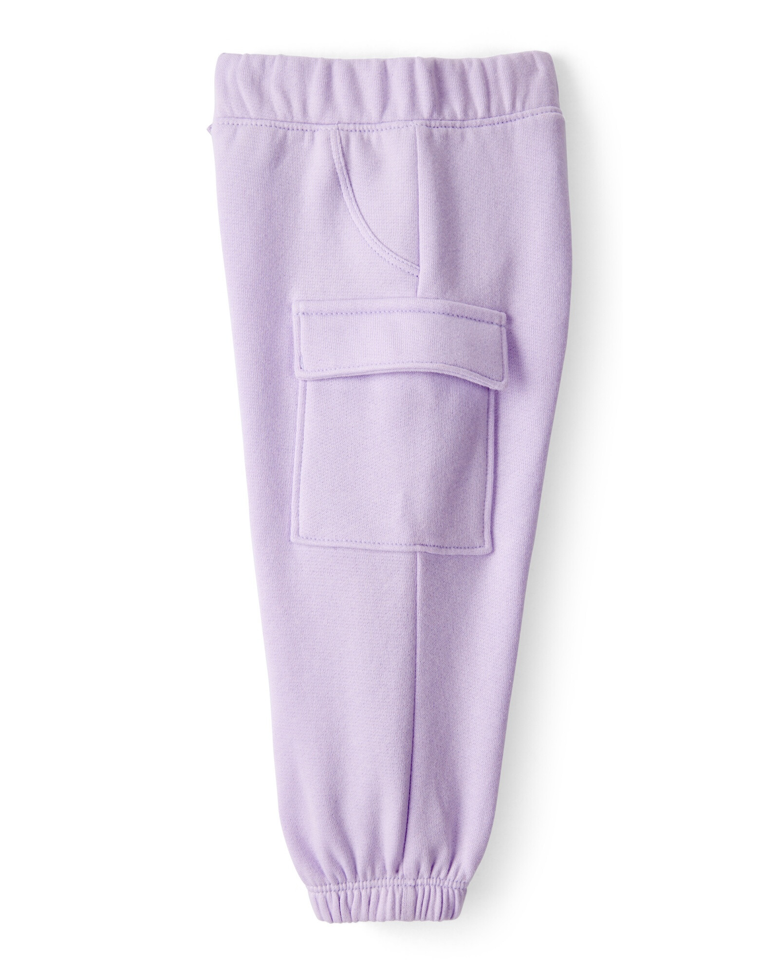 Set dos piezas de algodón, pantalón y canguro, púrpura Sin color