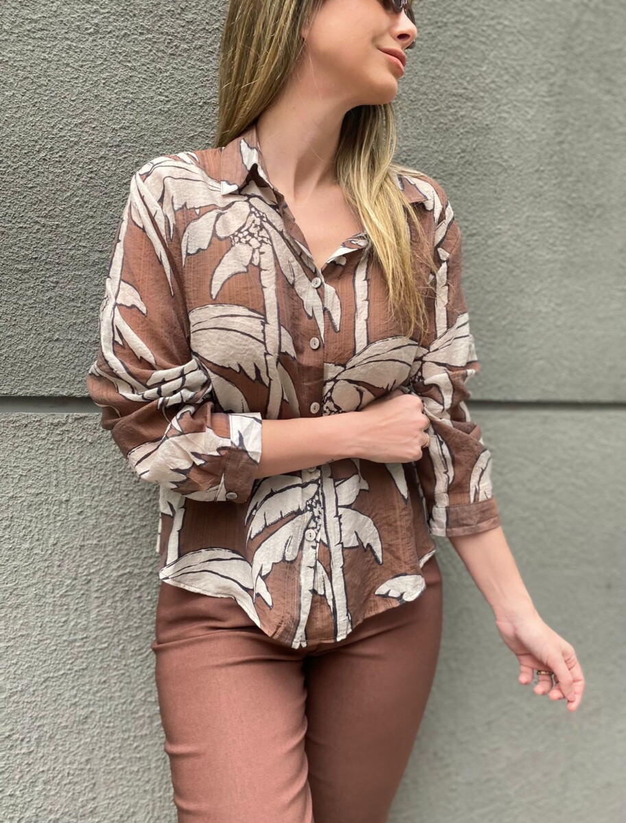 Camisa Kori - Chocolate 