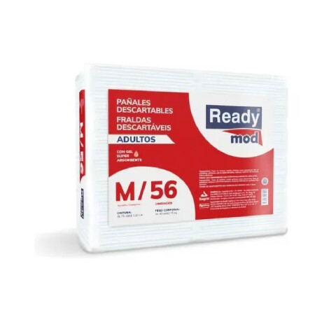 PAÃÂAL ADULTO READYMOD TALLE M X 56 (CINTURA 70 A110CM) PAÃÂAL ADULTO READYMOD TALLE M X 56 (CINTURA 70 A110CM)