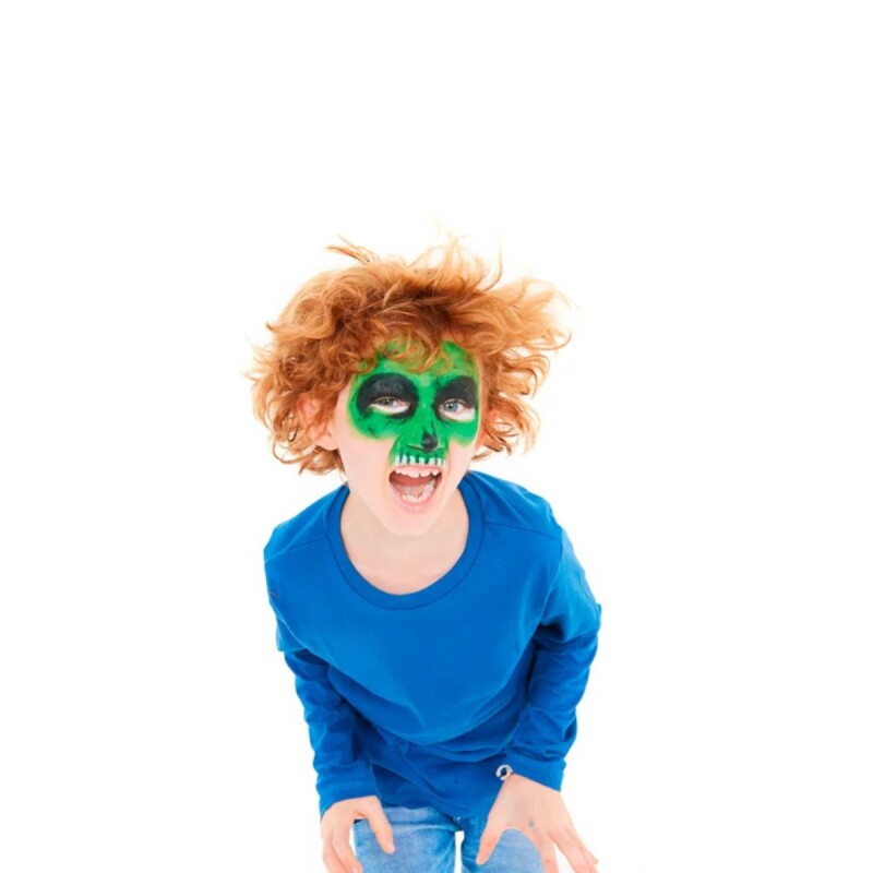 P.CARAALDO Pintura De Cara En Barra Infantil Linea Mask Up Carioca - Verde