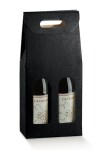 Caja c/ventana 2 botellas 18x9x38,5 - 17122 - SETA NERO Caja c/ventana 2 botellas 18x9x38,5 - 17122 - SETA NERO