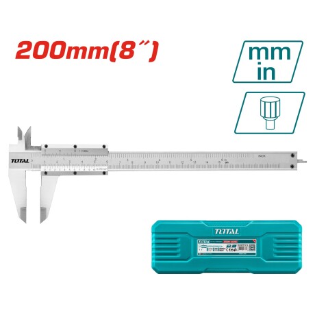 Calibre metalico comun 8" total TMT312001 Calibre metalico comun 8" total TMT312001