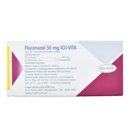 Fluconazol 50 mg x7 Comprimidos – Antifúngico Fluconazol 50 mg x7 Comprimidos – Antifúngico