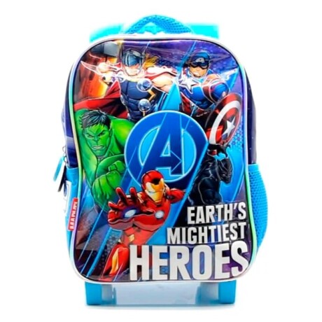Mochila c/carro Cresko 30,5 cm Avengers Diseño 1