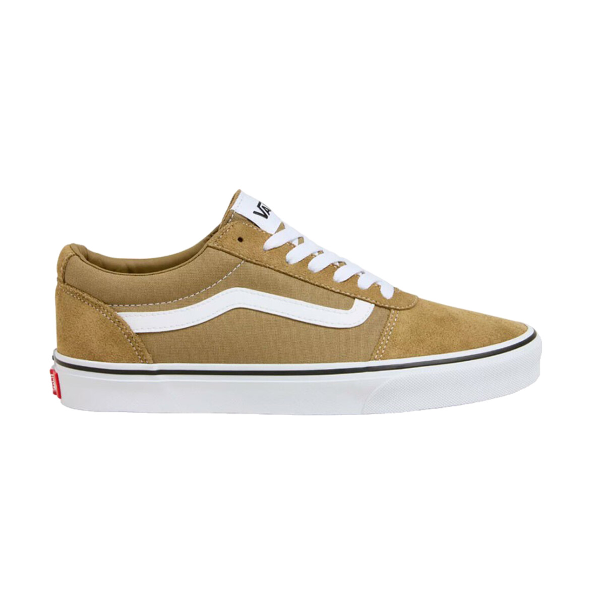 VANS SUEDE CANVAS - Dark Beige 