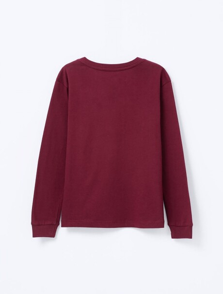 CAMISETA BÁSICA UNISSEX INFANTIL ROJO