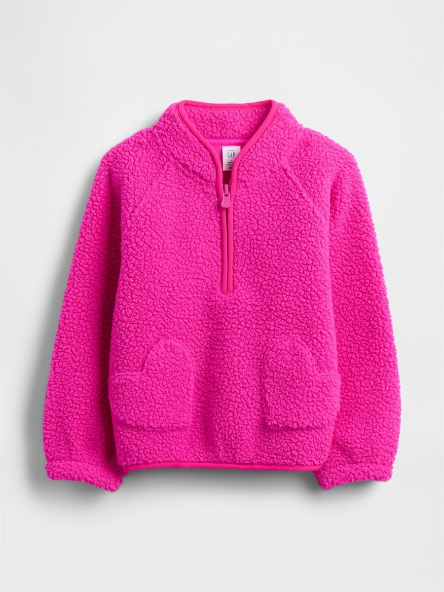 Campera Con Sherpa Con Corazón Toddler Niña - Standout Pink 