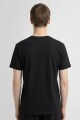 Remera cuello redondo ICONIC 150 NEGRO