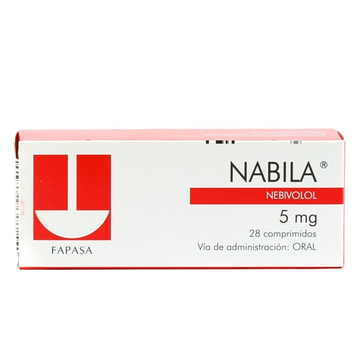 NABILA 5 MG. CJ X 28 COMP. única