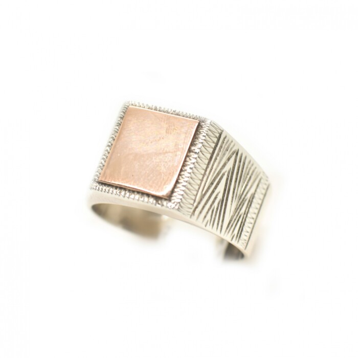 Anillo en Oro y Plata 925 Anillo en Oro y Plata 925