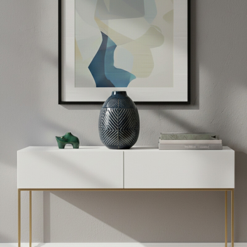 FLORERO SQUARE 16.5X16.5X21CM AZUL FLORERO SQUARE 16.5X16.5X21CM AZUL