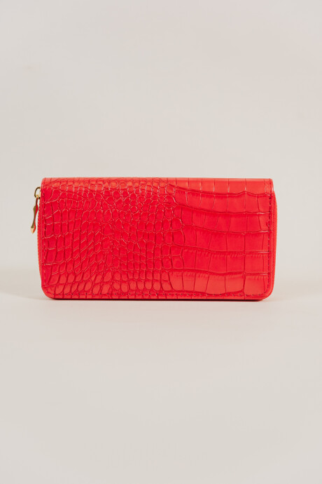 Billetera 11182-5 Eco Cuero Rojo