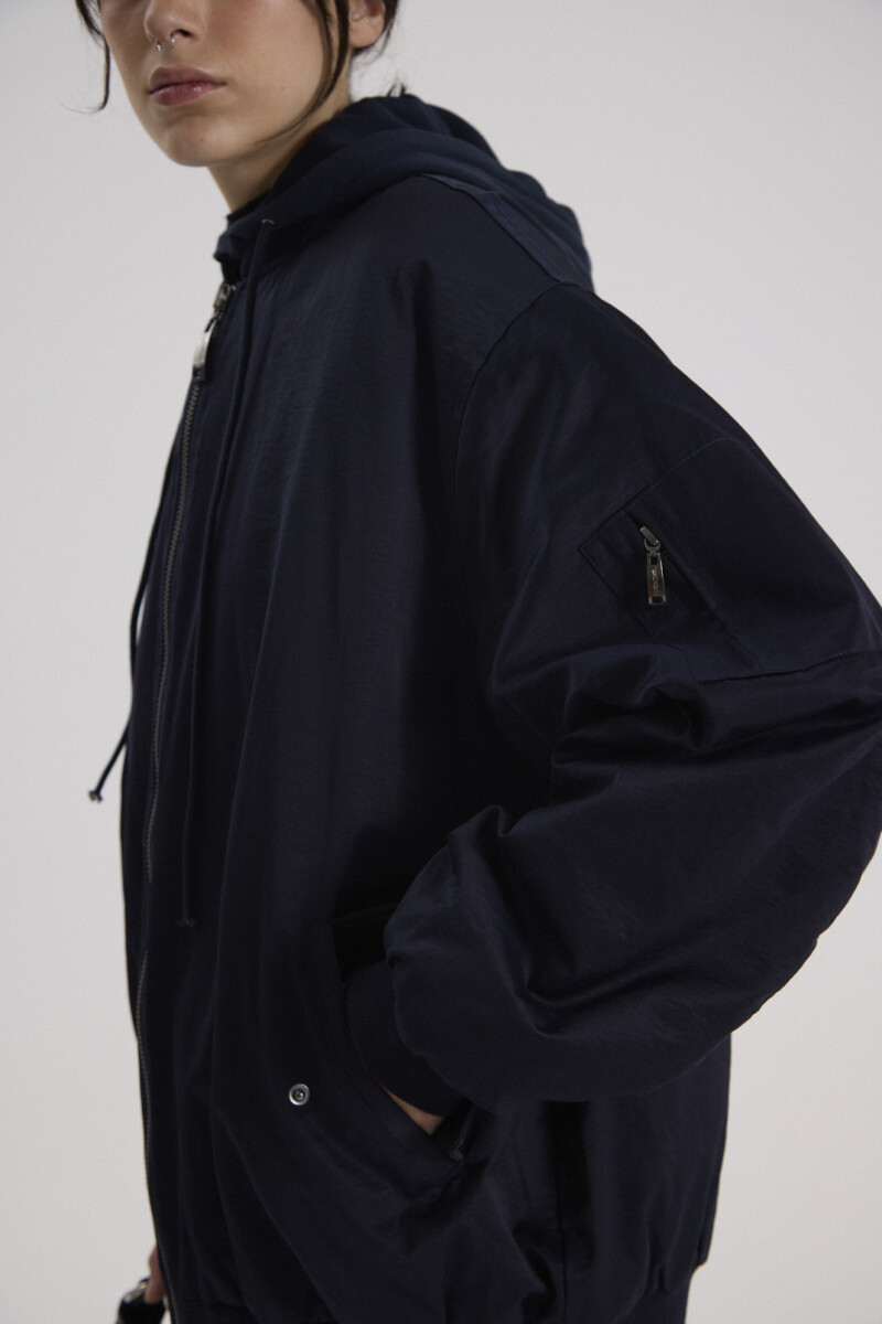 BOMBER MENSA Azul Marino