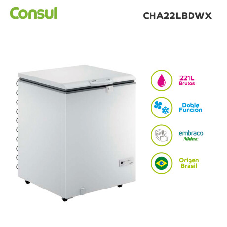 Freezer Horizontal Consul 221L Llave Seguridad CHA22LBDWX 001