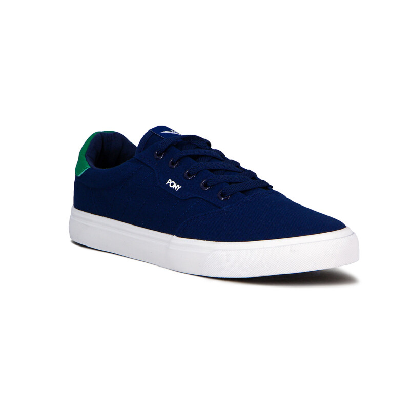 Pony Champion Casual Canvas - Marino/Verde Marino-Verde