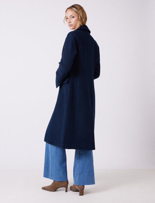 Tapado Largo Lana AZUL