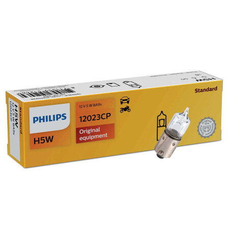 LAMPARA - H5W 12V 5W BA9S PHILIPS LAMPARA - H5W 12V 5W BA9S PHILIPS