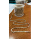 Hilo de Strass Cristales Dorado