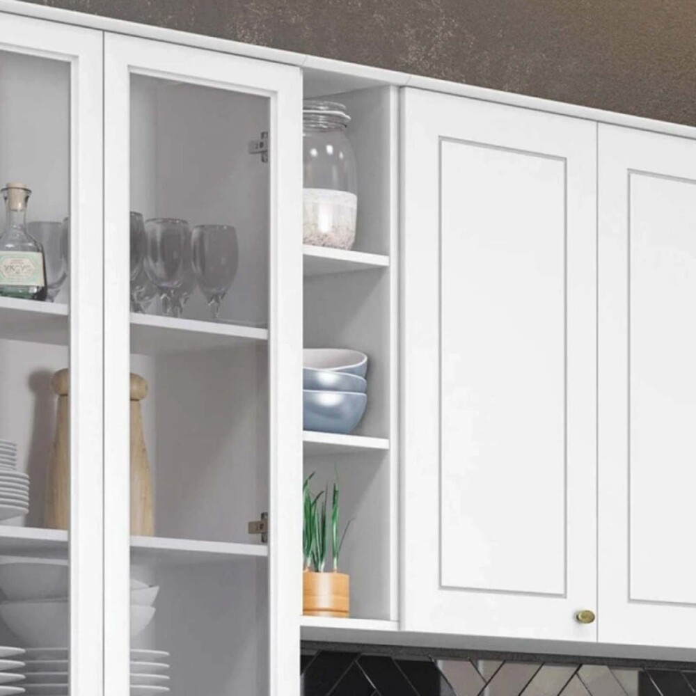 BOTELLERO DE COCINA 20 CM MDF BLANCO AMERICANA