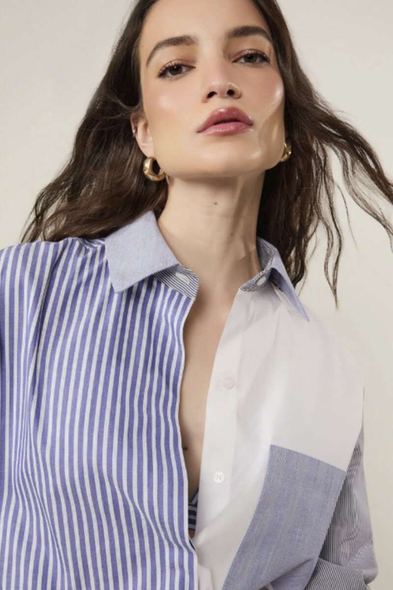 CAMISA Celeste