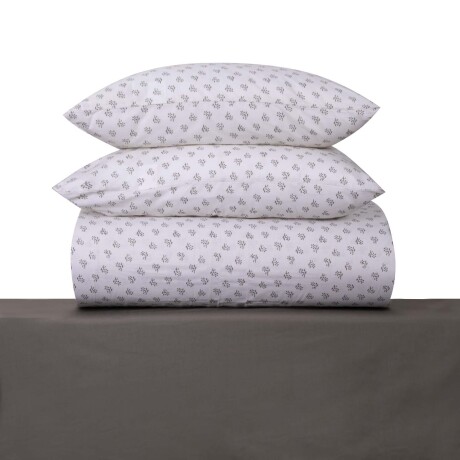 JUEGO SÁBANAS 1 1/2 PLAZA ALGODON-Y-POLIESTER VERDE JAIPUR