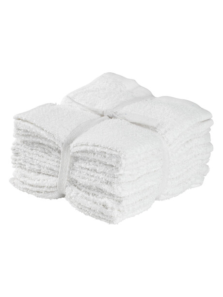 Toalla de tocador FLISBY 10 uds blanco Toalla de tocador FLISBY 10 uds blanco