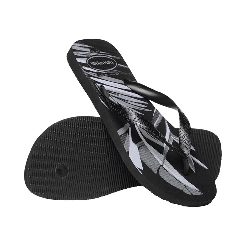 Sandalias Havaianas Aloha Hombre Negro/Negro/Gris