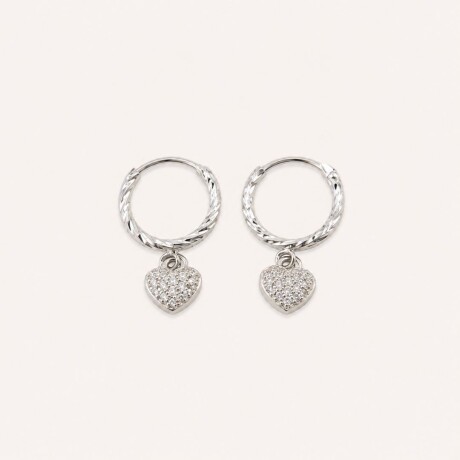 Aritos Mini Corazon - Plata 925 Aritos Mini Corazon - Plata 925