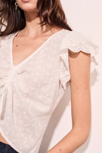 Blusa Calados Crudo