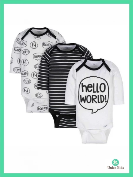 BODY GERBER M.LARGA HELLO WORLD SURTIDO