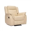 Sofá recliner Royal - 1 cuerpo Crema