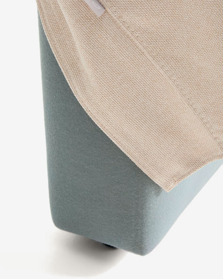 Cabecero desenfundable Blok crudo para cama de hasta 180 cm Cabecero desenfundable Blok crudo para cama de hasta 180 cm