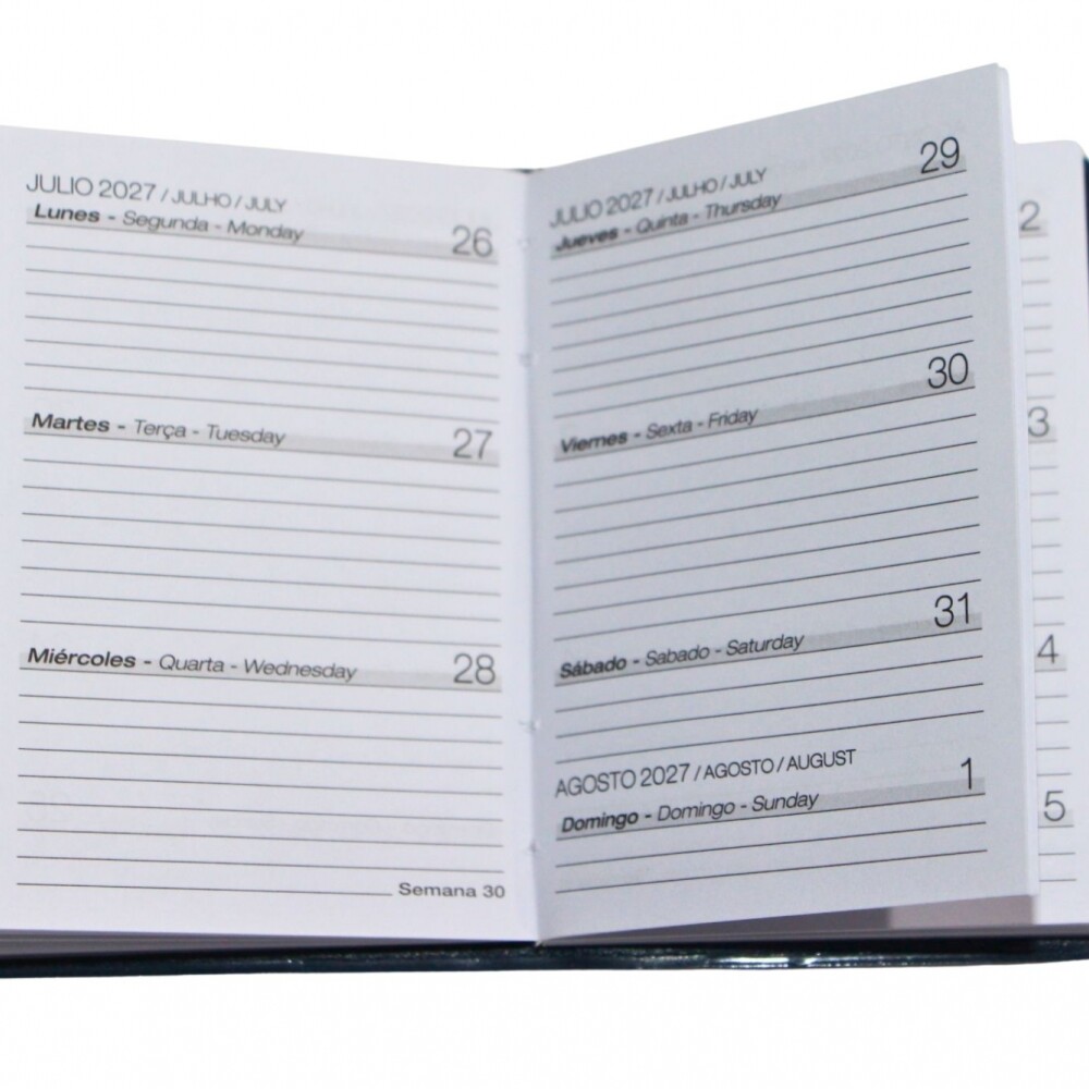 AGENDA ABEZETA PICCOLA 205 AGENDA DE BOLSILLO COLOR NEGRO