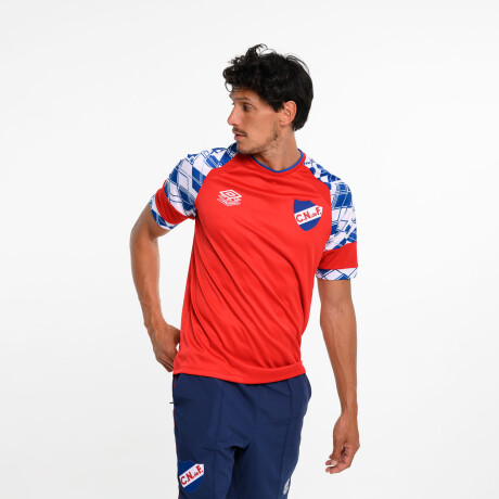 Remera Training Graphic Nacional Hombre Rojo, Azul Royal