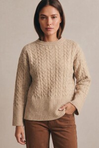 Sweater Textura Beige Melange