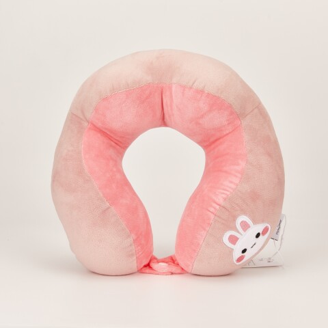ALMOHADA PARA EL CUELLO EN FORMA DE U CON DOBLE JOROBA (ROSA) ALMOHADA PARA EL CUELLO EN FORMA DE U CON DOBLE JOROBA (ROSA)