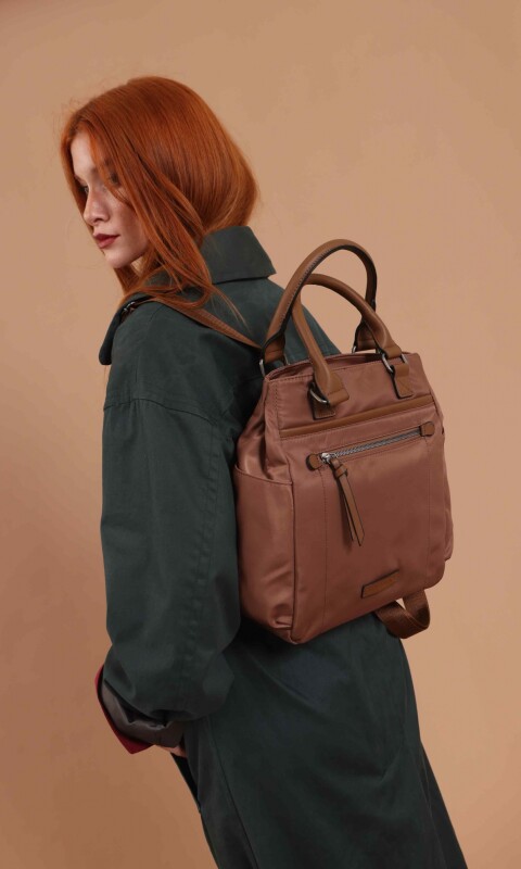 CARTERA MOCHILA VAINILLA CACAO