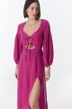 Vestido Tropical Magenta