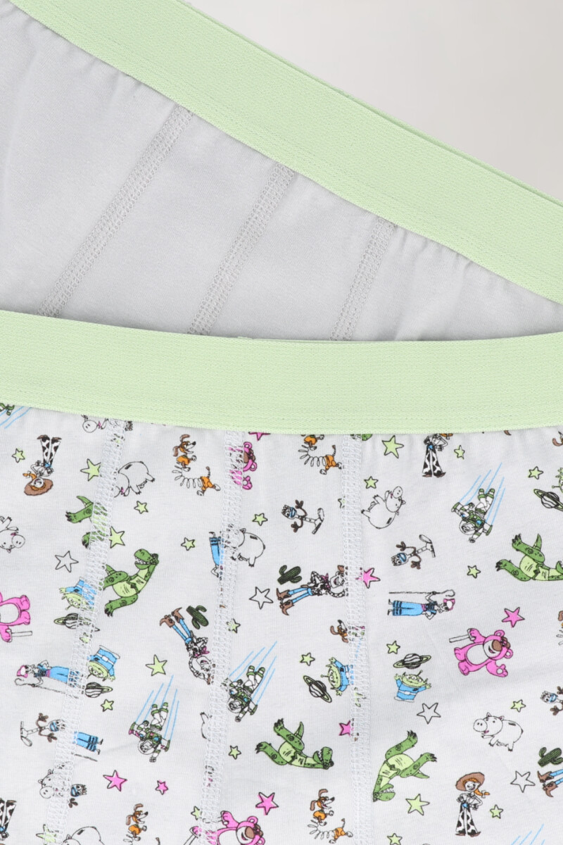 Pack x2 boxer marvel/disney Verde claro
