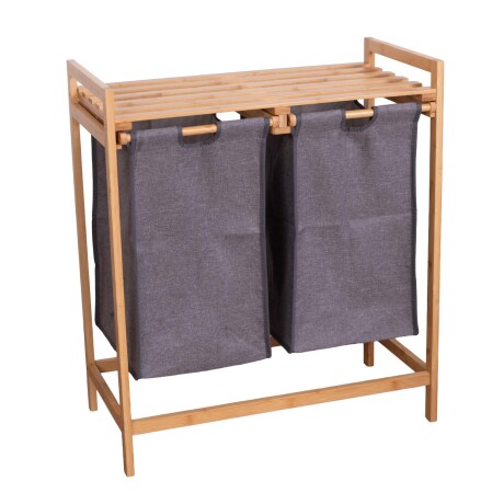 MULTIUSO DE BAÑO BAMBU GRIS DUAL