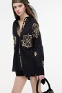 CAMISA BORDADA Negro