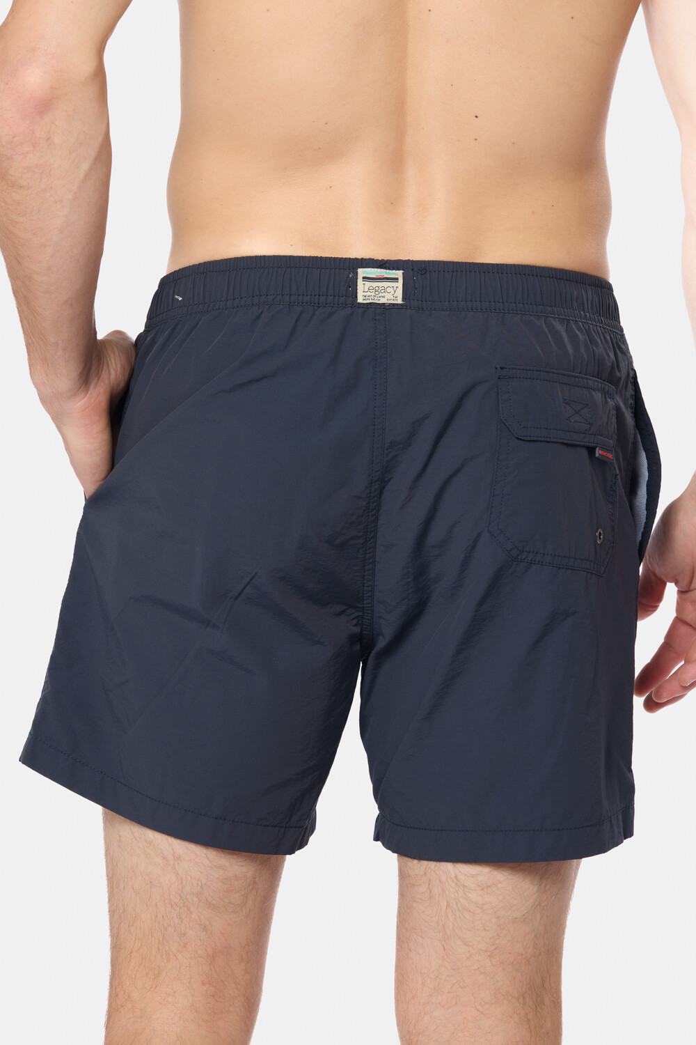 SHORT DE BAÑO LISO Azul