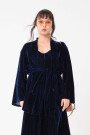 KIMONO EN VELVET Azul