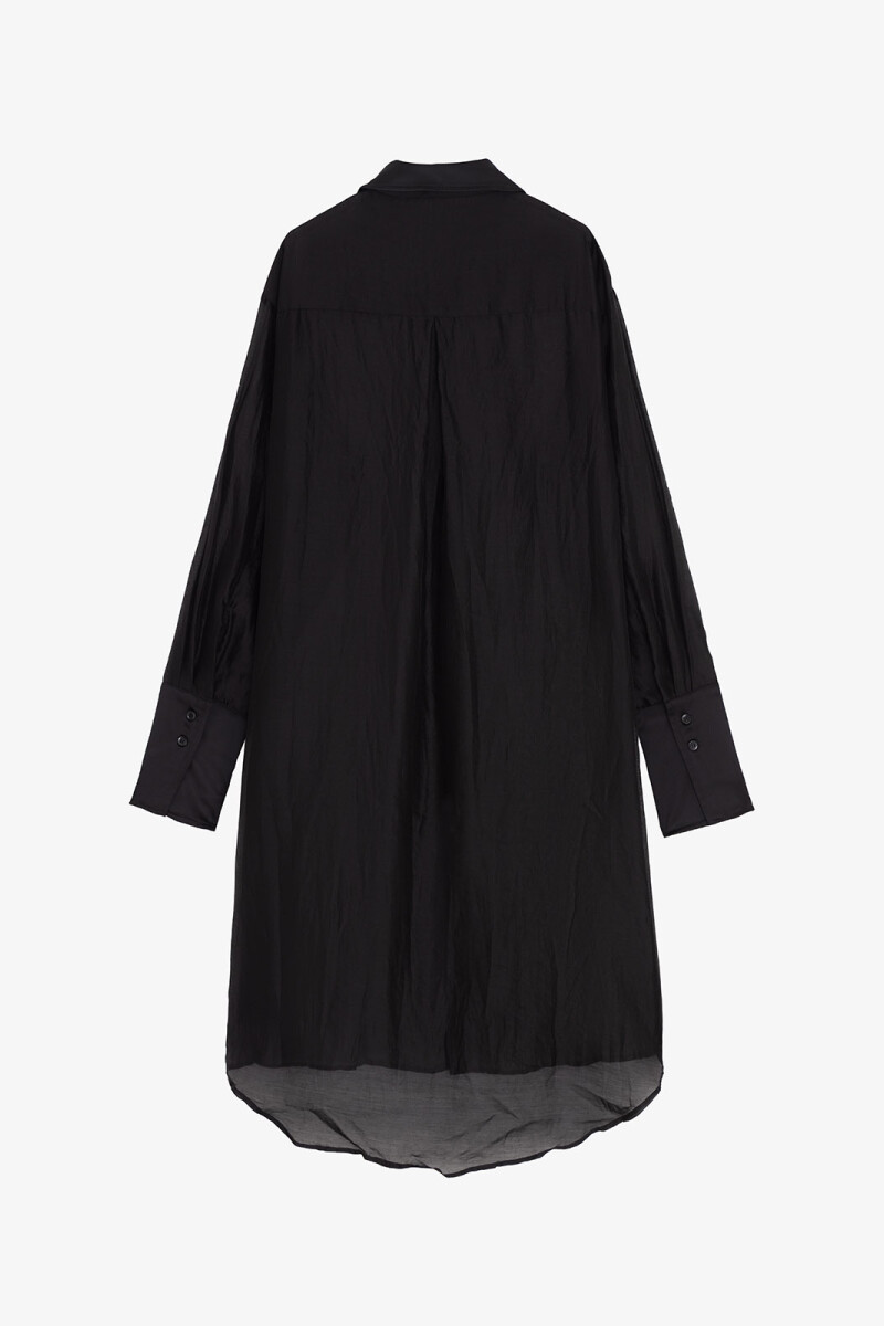 CAMISA ARRUGADA Negro