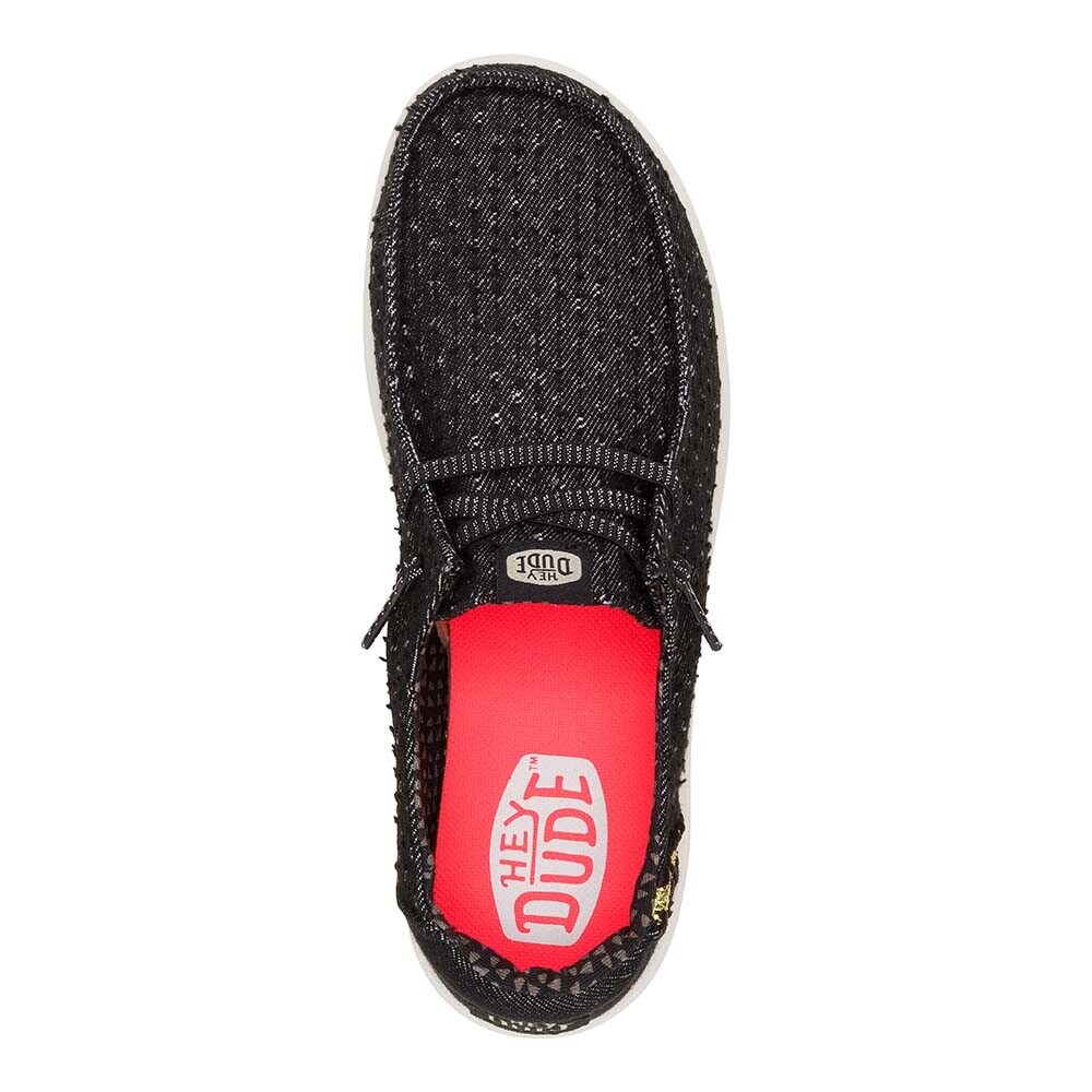 Wendy Rise Perf Canvas - Mujer Black