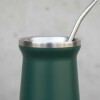 Mate Acero Inoxidable 230ml Con Bombilla Térmico Matera verde