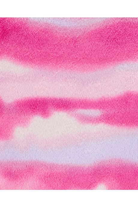 Pijama dos piezas de micropolar, diseño tie-dye Sin color
