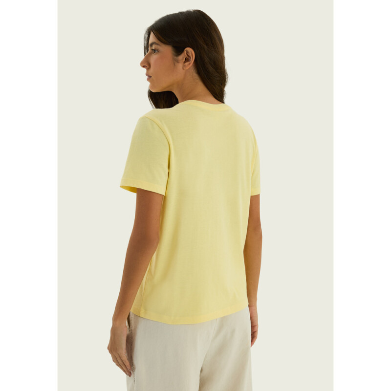 BLUSA MM FEM AMARELO CLARO