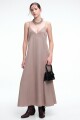 VESTIDO LARGO Beige