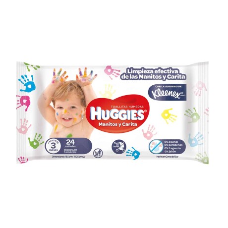 Toallitas Huggies Manitos Y Carita X 24 Toallitas Huggies Manitos Y Carita X 24